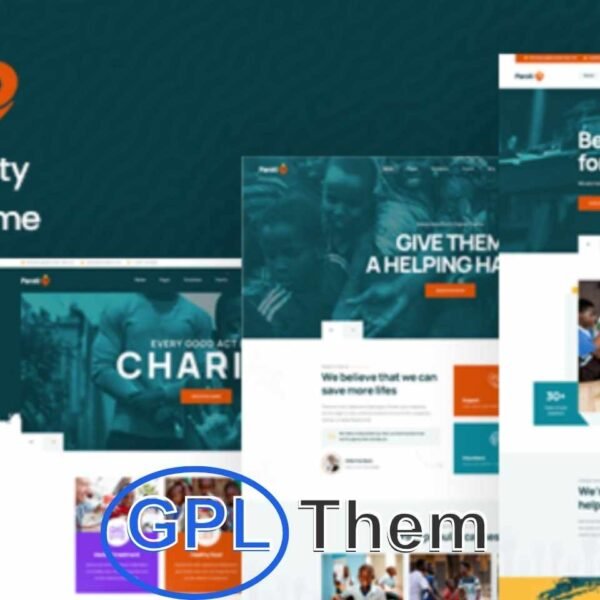 Paroti – Nonprofit Charity & Fundraising WordPress Theme Paroti is a modern, clean, and highly responsive WordPress theme designed specifically for nonprofit organizations, charities, fundraising campaigns, NGOs, and donation platforms.