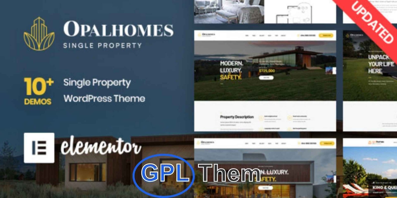 Opalhomes – Single Property WordPress Theme Opalhomes – Modern Single Property WordPress Theme Opalhomes is a feature-rich and versatile WordPress theme tailored for showcasing and promoting single properties such as luxury villas, apartments, office spaces, residential complexes, and commercial buildings.