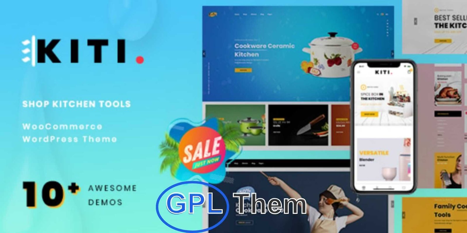 Kiti – Kitchen WooCommerce WordPress Theme Kiti – Modern Kitchen WooCommerce WordPress Theme Kiti is a stylish and powerful WooCommerce WordPress theme built specifically for kitchenware, cookware, and home essentials stores. Developed by WPBingo and powered by the latest Bootstrap framework, Kiti delivers a sleek, responsive design that looks stunning on all devices.