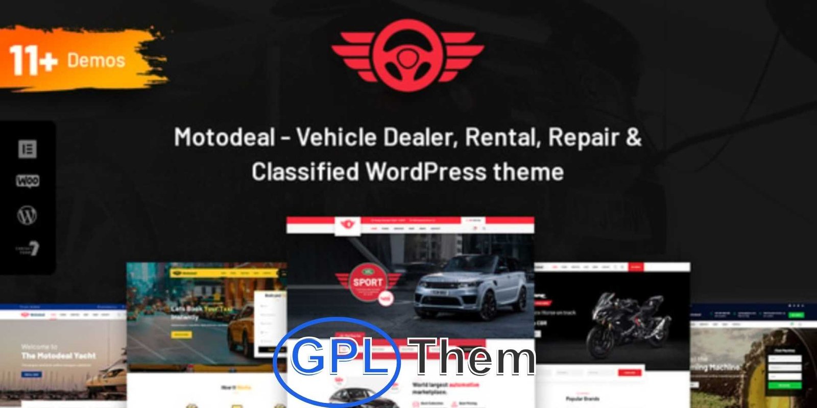 Motodeal – Car Dealer & Classified WordPress Theme Motodeal – Car Dealer & Vehicle Classified WordPress Theme Motodeal is a powerful and flexible WordPress theme tailored for car dealerships and vehicle classifieds. Whether you're selling luxury cars, budget vehicles, trucks, buses, motorcycles, yachts, or even agricultural equipment, Motodeal offers everything you need to build a professional, feature-rich website.