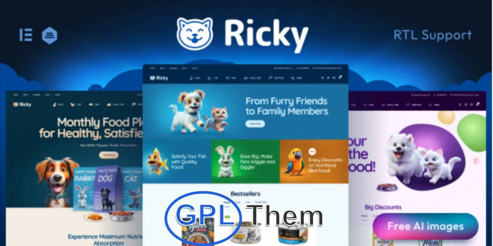 Ricky – Pet Shop & Care WooCoomerce Theme Ricky – Pet Shop & Pet Care WooCommerce WordPress Theme Ricky is a stylish, fast-loading, and conversion-focused WooCommerce WordPress theme crafted specifically for pet-related businesses.