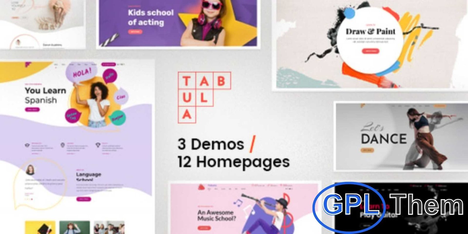 Tabula – Art, Music & Language School Tabula – Art, Music & Language School WordPress Theme Tabula is a versatile WordPress theme specially crafted for education and teaching websites. Whether you're running a language school, art and music classes, acting or dance studios, or offering freelance tutoring, Tabula is designed to meet the unique needs of educators and their students.