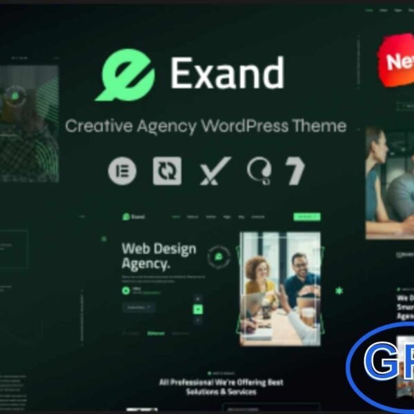 Exand – Creative Agency & Multipurpose WordPress Theme Exand is a dynamic and modern WordPress theme designed for creative agencies, startups, SaaS platforms, coworking spaces, app showcases, digital marketing firms, and professional portfolios.