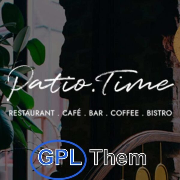 PatioTime – Elegant WordPress Theme for Restaurants, Cafés & Food Businesses PatioTime is a stylish and modern WordPress theme crafted specifically for restaurants, cafés, bars, and other food and beverage businesses. With a clean design aesthetic and user-friendly layout, PatioTime helps you showcase your menu, ambiance, and services in the most appetizing way.