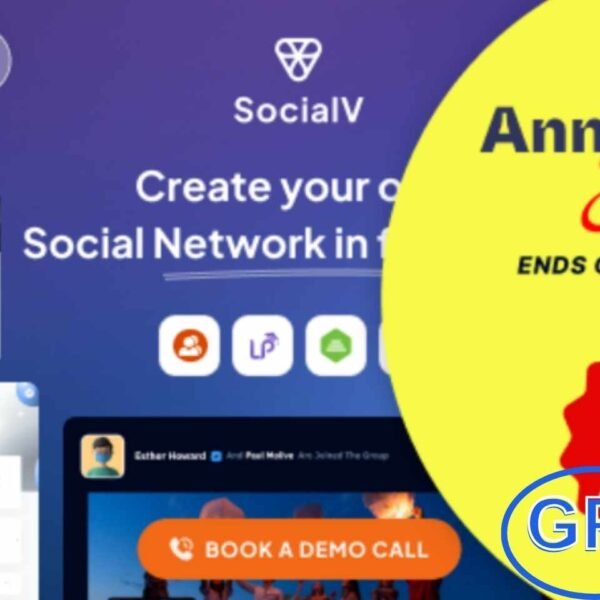 SocialV – WordPress BuddyPress Theme for Social Networks & Online Communities SocialV is a modern and fully responsive WordPress theme designed specifically for creating vibrant online communities and social networking platforms using BuddyPress.