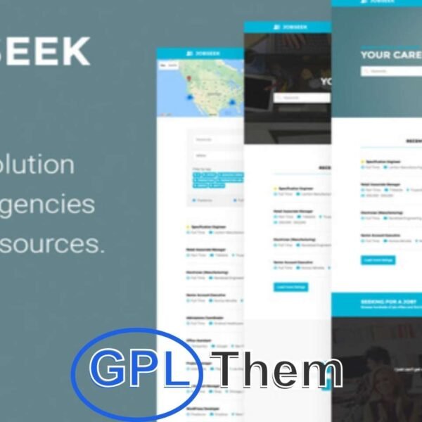 Jobseek – Job Board WordPress Theme Jobseek is a powerful and feature-rich WordPress theme designed specifically for recruitment agencies, HR departments, and online job portals. Whether you're connecting employers with talent, managing freelance projects, or listing career opportunities, Jobseek offers everything you need to build a fully functional job board website.