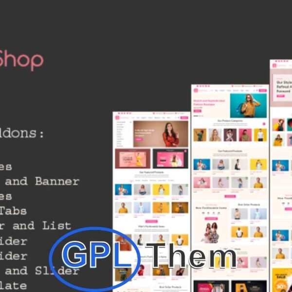 Haine – Fashion & Clothing WooCommerce WordPress Theme Haine is a stylish and modern eCommerce WordPress theme built with Elementor and fully integrated with WooCommerce, making it perfect for fashion boutiques, clothing stores, and online retailers. Whether you're selling apparel, accessories, or lifestyle products, Haine delivers a complete eCommerce solution with elegant design and user-friendly features.