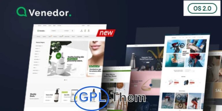 Venedor – Multipurpose WooCommerce & WordPress Theme Venedor is a powerful and highly customizable WordPress + WooCommerce theme designed for maximum flexibility and performance. Whether you're building an online store, business website, personal blog, or professional portfolio, Venedor provides the perfect foundation with clean code, modern design, and full responsiveness across all devices.