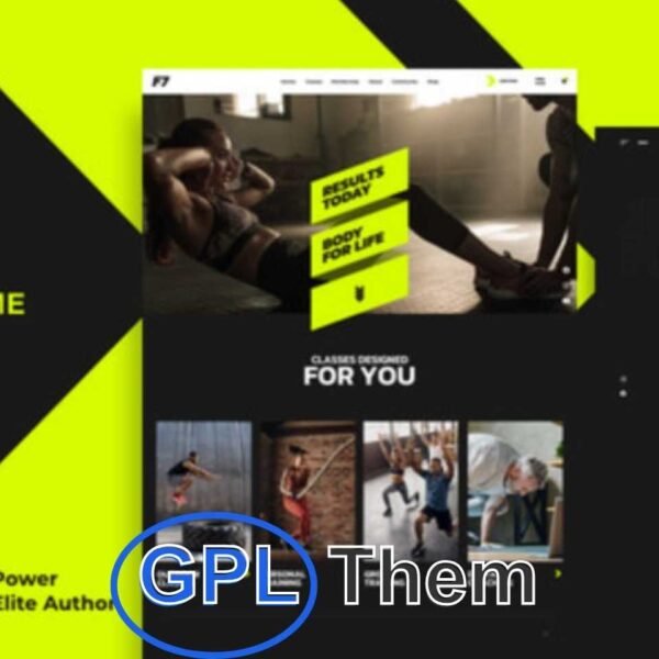 F7 v7.5 – Fitness Gym WordPress Theme