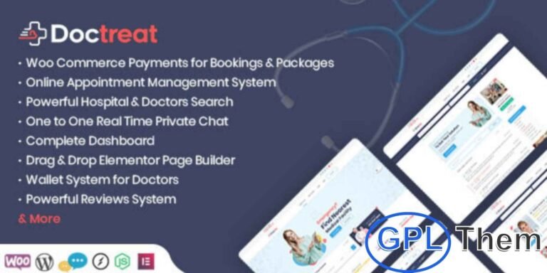 dDoctors – Doctor & Hospital Directory WordPress Theme by Directorist dDoctors is a powerful and professionally designed WordPress theme built specifically for creating doctor and hospital directory websites. Ideal for healthcare platforms, medical centers, and clinics, this theme allows you to list specialist doctors by category, show appointment availability, display consultation fees, and much more—all with ease.