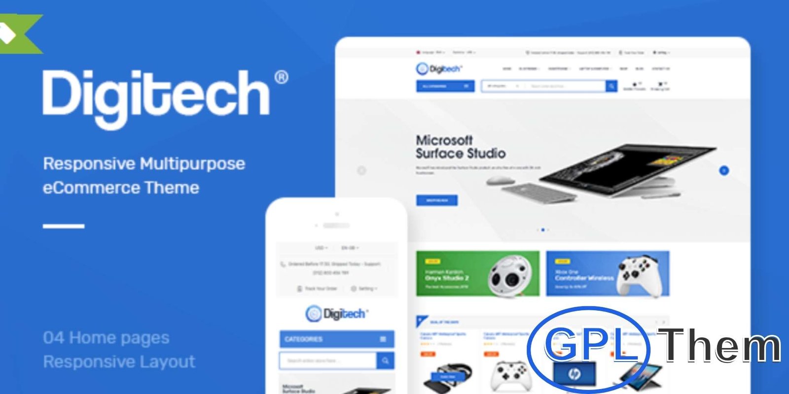 Digitech – Technology Theme for WooCommerce WordPress Digitech – Modern Technology WooCommerce WordPress Theme Digitech is a powerful and visually appealing WooCommerce WordPress theme built specifically for online technology stores. With a clean, modern layout and advanced features, Digitech is ideal for selling gadgets, electronics, and digital products. Fully responsive and cross-browser compatible, the theme ensures a flawless shopping experience across all devices.