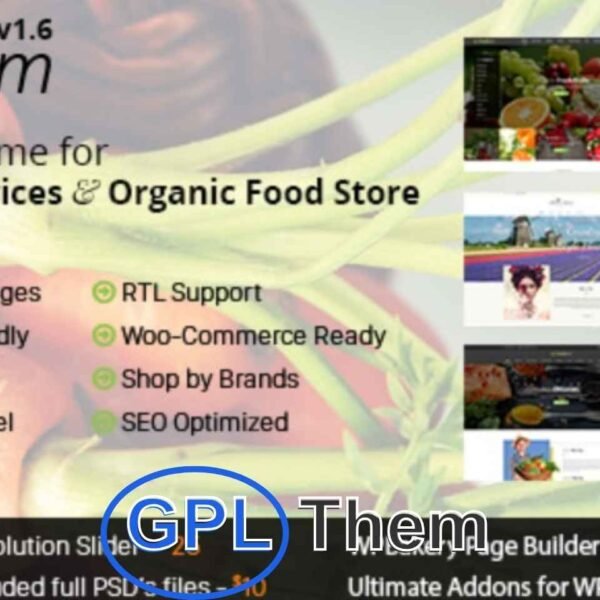 FoodFarm 1.8.7 – WP Theme for Farm, Farm Services and Organic Food Store