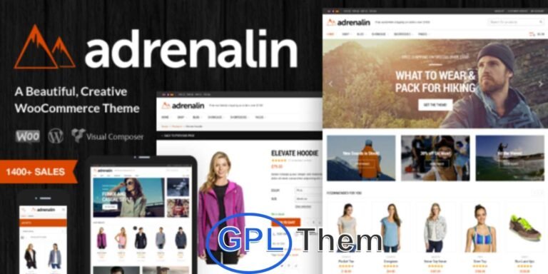 Adrenalin – Multipurpose WooCommerce WordPress Theme Adrenalin is a powerful and flexible WooCommerce WordPress theme designed for modern eCommerce businesses. Fully compatible with WordPress 4.6+ and WooCommerce 2.5+, Adrenalin offers a seamless online shopping experience across all devices, with a strong emphasis on mobile and tablet responsiveness.