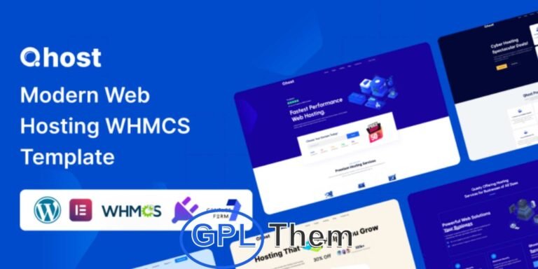 Qhost – Modern Web Hosting & WHMCS Integrated WordPress Theme Qhost is a cutting-edge WordPress theme for web hosting companies, crafted to deliver a seamless experience for startups and established providers alike.