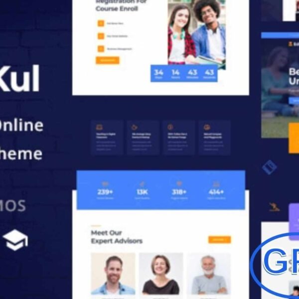 Edukul – Modern WordPress Theme for Online Courses & Education Edukul is a versatile and feature-rich WordPress theme designed for online courses, e-learning platforms, training centers, and educational institutions. With a modern, pixel-perfect design, Edukul offers a seamless user experience across all devices, thanks to its fully responsive and retina-ready layout.