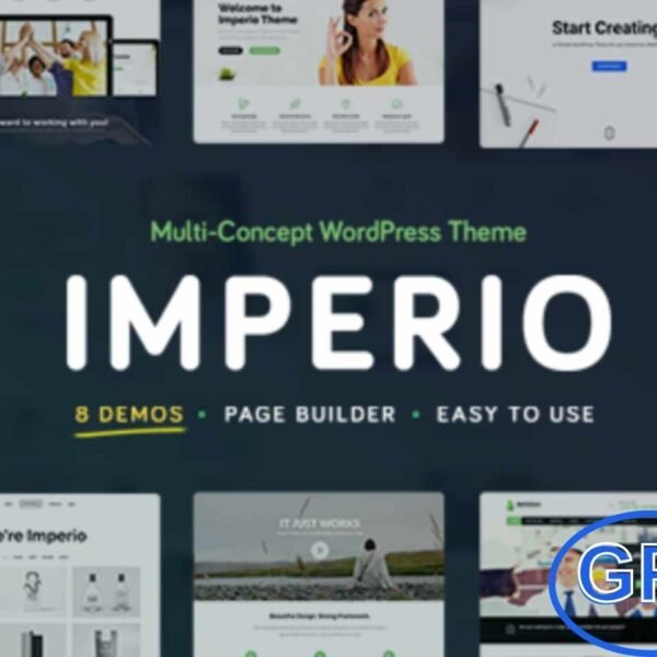 Imperio – Multipurpose WordPress Theme for Business, eCommerce, Portfolio & Photography Imperio is a powerful and elegant WordPress theme crafted for businesses, online stores, creative portfolios, and photography websites.