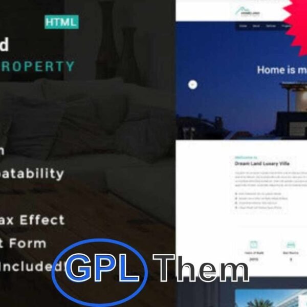 Homeland – Modern Real Estate WordPress Theme Homeland is a premium, fully responsive real estate WordPress theme designed for property agents, real estate agencies, and listing websites. Featuring a clean, minimalist layout with a modern flat design, Homeland offers a professional look while keeping user experience at the forefront.