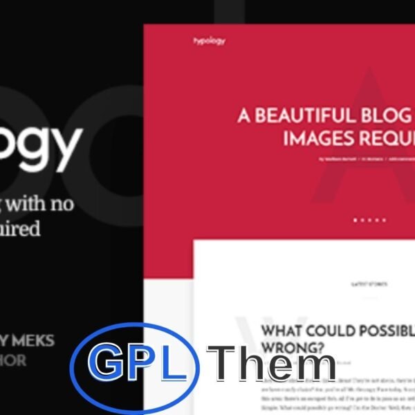 Typology 1.7.1 – Text Based Minimal WordPress Blog Theme