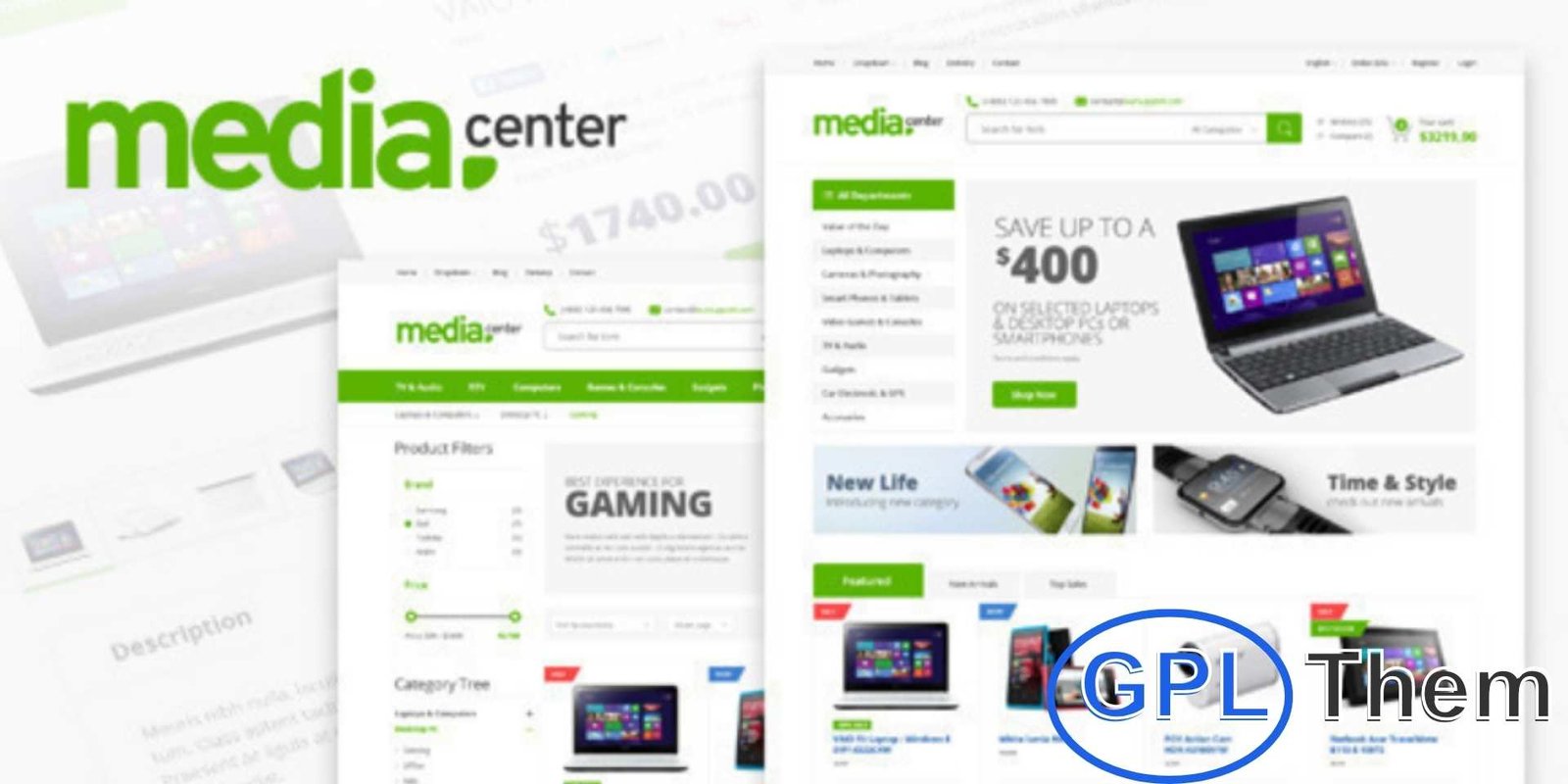 MediaCenter – Electronics Store WooCommerce Theme MediaCenter – WooCommerce Electronics Store WordPress Theme MediaCenter is a modern, fully responsive, and highly customizable WordPress theme tailored for electronics and tech-focused WooCommerce stores. Designed with user experience in mind, MediaCenter enhances the standard WooCommerce features by integrating advanced shop functionalities to help you showcase and sell your products more effectively.
