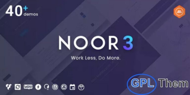 Noor – Multipurpose, Fast & SEO-Optimized AMP WordPress Theme Noor is a powerful and flexible WordPress theme designed for high performance, clean design, and full customization. It’s fully compatible with AMP for faster mobile loading and optimized for SEO to improve your search rankings.