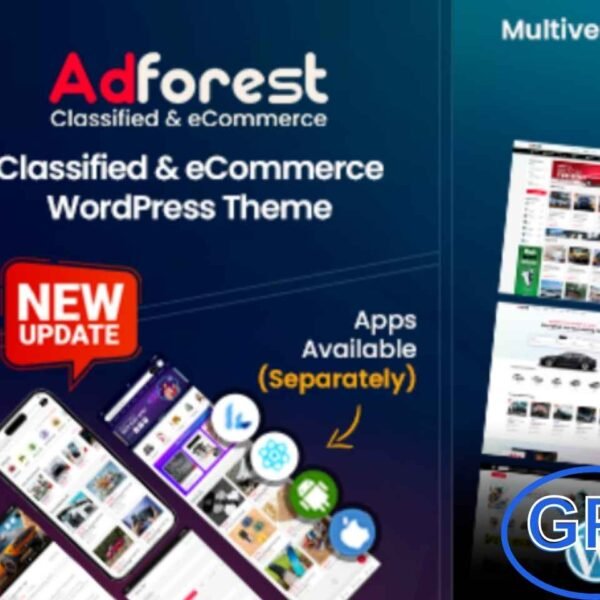 AdForest v5.0.9 – Classified Ads WordPress Theme
