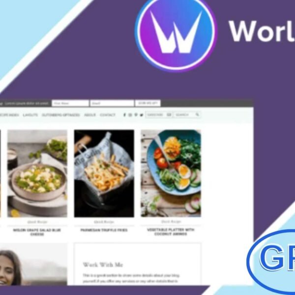 Recipe Blogger – WordPress Theme for Food Bloggers by StudioPress The Recipe Blogger Theme by StudioPress is a beautifully crafted WordPress theme designed specifically for food bloggers, chefs, and culinary content creators. Built on the reliable Genesis Framework, it offers a clean, minimalist layout that highlights your recipes and food photography with elegance and clarity.