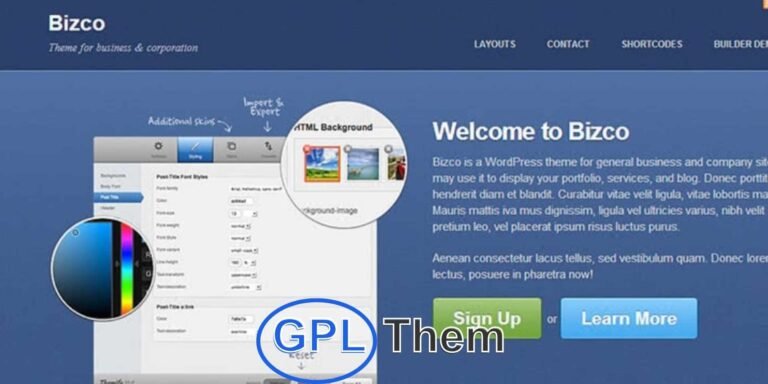 Bizco – Professional Business WordPress Theme by Themify Bizco is a premium WordPress theme designed specifically for businesses, startups, and product-focused websites. Ideal for showcasing your services or product features, Bizco offers a clean, professional layout that helps you present your brand with clarity and impact.