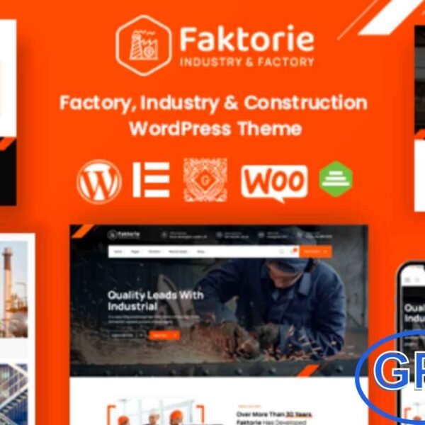 Faktorie v1.5 – Industry & Factory WordPress Theme