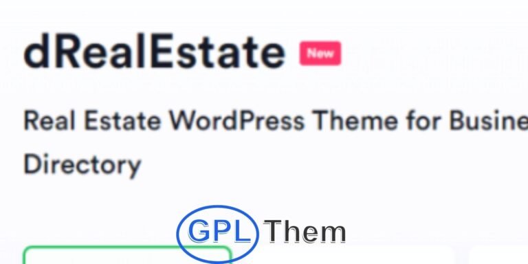 Directorist dRealEstate – Real Estate Directory WordPress Theme dRealEstate by Directorist is a premium WordPress theme designed to help you build a powerful and visually appealing real estate directory website. Perfect for real estate agencies, property listing platforms, or local housing directories, dRealEstate offers all the features you need to create a professional and revenue-generating online presence.