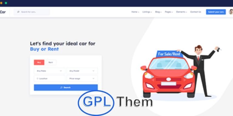 Directorist dCar – Car Directory WordPress Theme dCar by Directorist is a high-performance WordPress theme built to power car directory websites with ease and flexibility. Whether you're creating a car listing site for sales, rentals, or both, dCar offers a seamless and responsive design that looks perfect on desktops, tablets, and mobile devices.