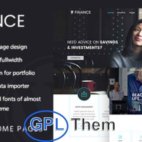 Finance Consultant v2.8 – Consulting WordPress Theme