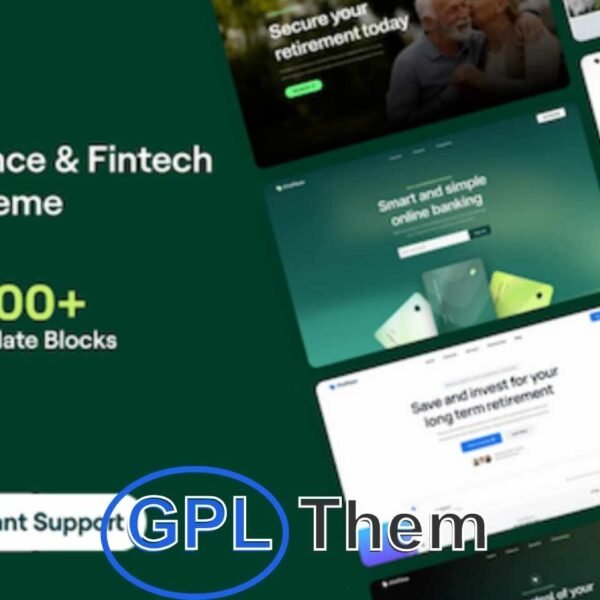 FinFlow – Banking, Finance & Fintech WordPress Theme FinFlow is a modern and professional WordPress theme designed for businesses in the banking, finance, and fintech industries. With clean, pixel-perfect layouts, FinFlow is ideal for creating high-converting websites for small businesses, corporate firms, startups, and financial institutions.