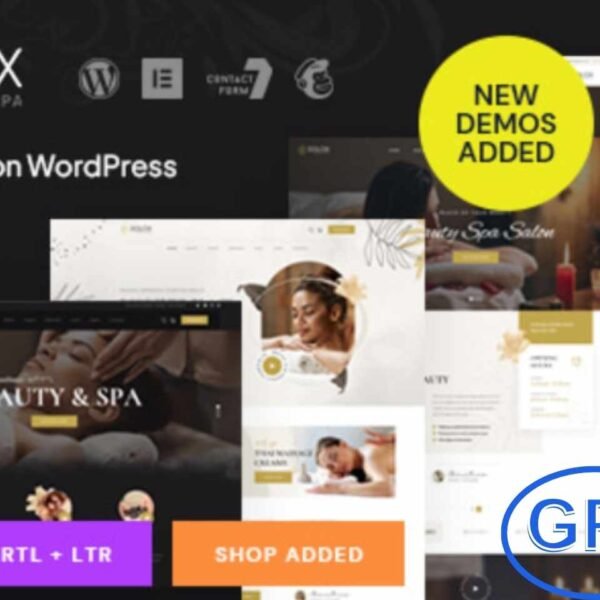 Solox – Spa & Beauty WordPress Theme Solox is a modern and elegantly designed WordPress theme tailored for spas, beauty salons, wellness centers, and cosmetic shops. With its clean layout and soothing aesthetic, Solox is the perfect choice for businesses offering beauty treatments, hair and nail services, skincare, massage therapy, and holistic wellness services.