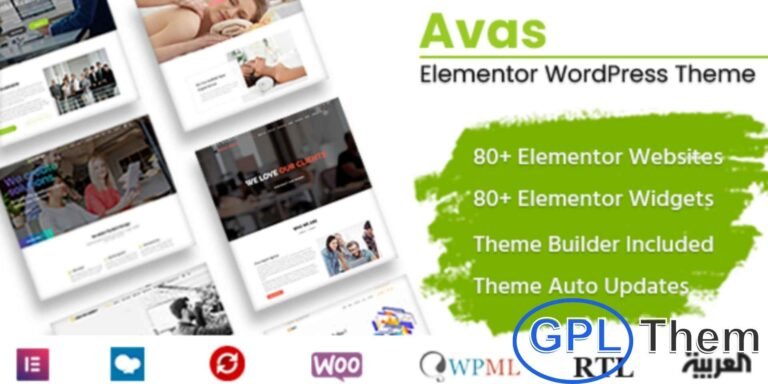 Avas – Multipurpose Responsive WordPress Theme Avas is a lightweight and highly versatile WordPress theme designed for a wide range of industries and website types. Whether you're building a site for business, finance, a creative agency, portfolio, blog, magazine, app, restaurant, wedding, education, charity, or online shop — Avas has you covered.