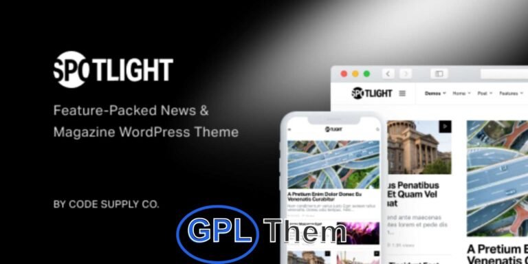 Spotlight – Modern WordPress Theme for News Portals & Online Magazines Spotlight is a sleek, performance-optimized WordPress theme crafted for content-rich blogs, online magazines, and news websites. Designed with speed, clarity, and readability in mind, Spotlight helps publishers deliver a smooth and engaging reading experience across all devices.