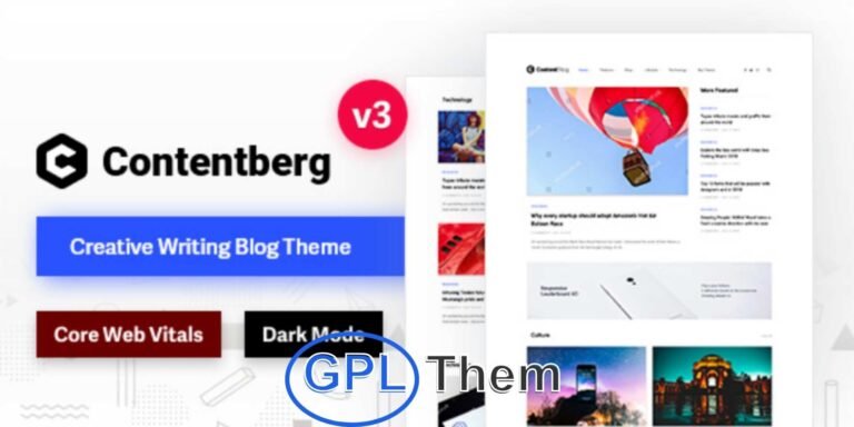 Contentberg – Minimal WordPress Theme for Bloggers & Content Marketers Contentberg is a beautifully crafted WordPress theme designed for bloggers, writers, and content marketers who want to focus on what truly matters—engaging, readable content. Built with a clean, distraction-free layout, Contentberg ensures your words take center stage and resonate with your readers.