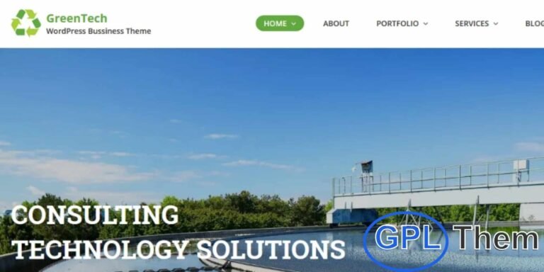 GreenTech by GretaThemes – Clean & Modern WordPress Theme for Business and Services GreenTech is a premium business WordPress theme crafted to showcase your services, projects, and company profile in a clean, professional, and engaging way.