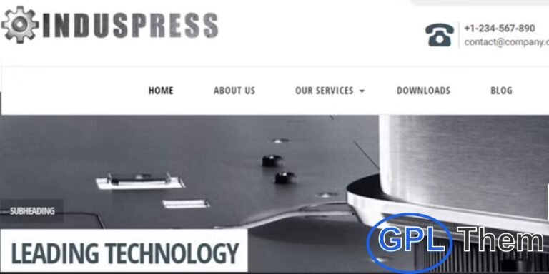 IndusPress by GretaThemes – Industrial & Engineering WordPress Theme IndusPress is a premium WordPress business theme specifically designed for industrial companies, engineering firms, manufacturing businesses, and other production-focused enterprises.
