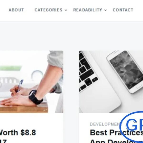 Justread by GretaThemes – Minimal & Fast WordPress Blog Theme for Readers Justread is a lightweight, minimalist WordPress blog theme designed to deliver a clean and distraction-free reading experience. Perfect for writers, personal bloggers, and content-focused creators, Justread features a single-column layout that keeps the reader's attention on what matters most—your content.