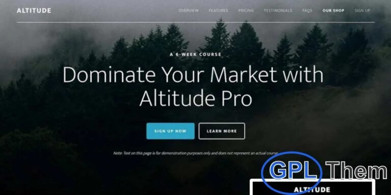 Altitude Pro by StudioPress – Parallax Genesis WordPress Theme for Business Growth Altitude Pro is a bold and dynamic WordPress theme built on the Genesis Framework, designed to elevate your online business presence with stunning parallax effects and strategic design. Ideal for entrepreneurs, startups, and service-based businesses, Altitude Pro combines visual impact with powerful flexibility to help you create a strong, conversion-focused website.