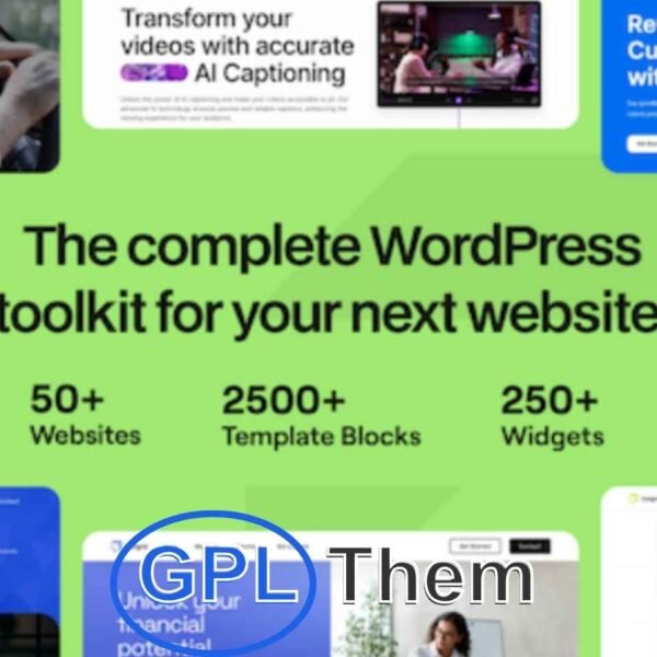 Outgrid – Versatile Multipurpose Elementor WordPress Theme for Business, Blogs & eCommerce Outgrid is a powerful and modern Elementor-based WordPress theme designed to suit a wide variety of website types.