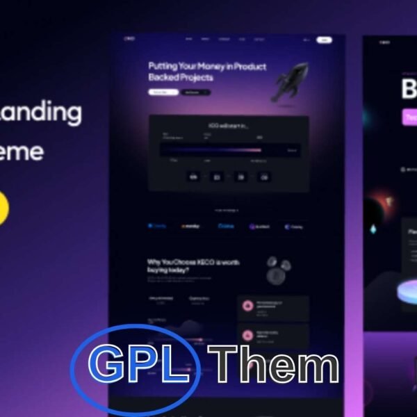 IKO – ICO & Cryptocurrency Landing Page WordPress Theme IKO is a sleek, modern, and fully responsive WordPress theme designed for ICO presentations, cryptocurrency startups, blockchain projects, crypto trading platforms, and bitcoin mining websites. Tailored for the fintech and crypto space, IKO offers high-converting landing pages built to showcase new tokens, promote coin launches, and support digital currency exchanges.