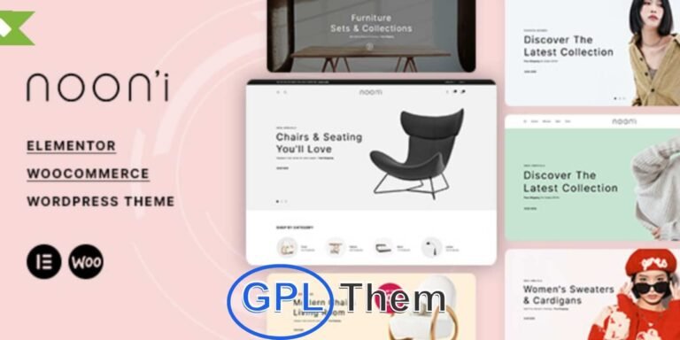 Nooni – Furniture & Fashion WooCommerce WordPress Theme Nooni is a stylish and modern WooCommerce WordPress theme crafted for online stores across a wide range of industries.