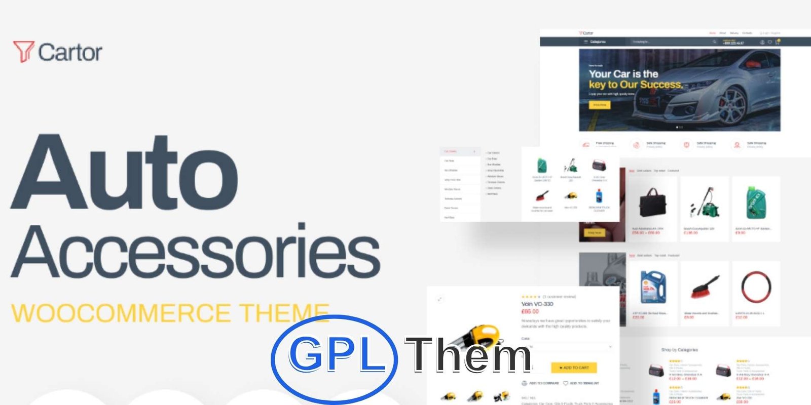 Cartor – Auto Accessories ECommerce Classic Elementor WooCommerce Theme Cartor – Auto Accessories eCommerce Elementor WooCommerce Theme Cartor is a powerful and classic WooCommerce WordPress theme designed specifically for auto parts and car accessories stores. Whether you’re selling car care products, performance upgrades, or decorative accessories, Cartor offers everything you need to build a professional online auto shop.