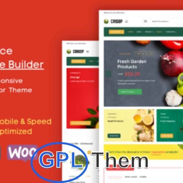 Crisop v1.1.0 – Elementor Grocery Store & Food WooCommerce Theme