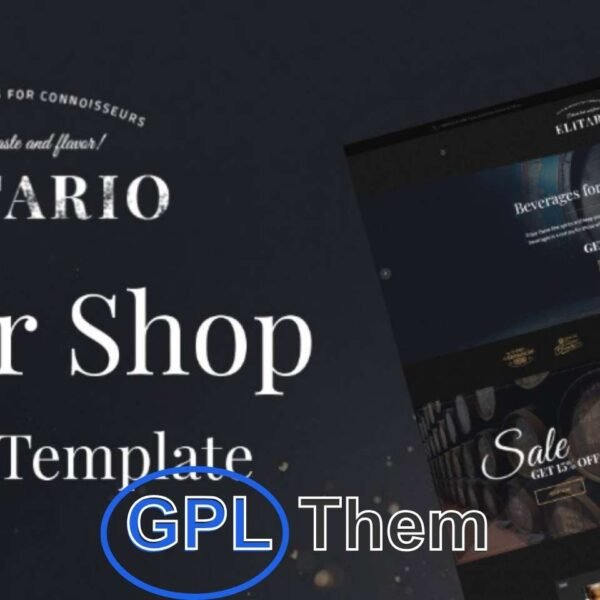 Elitario v1.0.0 – Liquor Store WooCommerce Theme