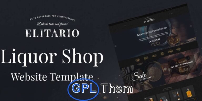 Elitario – Premium Liquor Store WooCommerce Theme Elitario is a stylish and fully responsive Liquor Store WooCommerce WordPress theme designed to elevate your online alcohol business. Perfect for selling fine wines, whiskey, vodka, beer, and other premium spirits, Elitario helps you build a sleek and professional eCommerce site that boosts conversions.