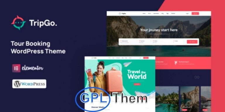 Tripgo – Tour Booking WordPress Theme Tripgo is a modern and feature-rich Tour Booking WordPress Theme crafted specifically for travel agencies, tour operators, and travel booking companies. With its elegant design and powerful functionality, Tripgo makes it easy to launch a professional tour or travel website in no time.