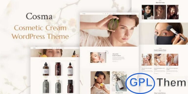 Cosma – Beauty & Cosmetics WordPress Theme Cosma is a stunning and modern WordPress theme crafted for beauty and cosmetics businesses. Perfect for online cosmetics shops, makeup and skincare stores, beauty salons, spas, and organic product retailers, Cosma helps you showcase and sell your beauty products with elegance and ease.
