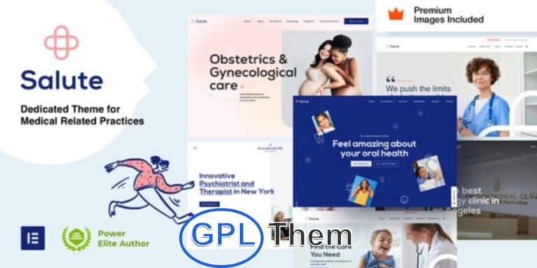 Salute – Medical & Healthcare WordPress Theme for Elementor Salute is a powerful and purpose-built WordPress theme for medical and healthcare professionals. Designed with Elementor, this niche theme is perfect for doctors, dentists, clinics, surgeons, pediatricians, psychiatrists, chiropractors, veterinary clinics, and all types of medical-related practices.
